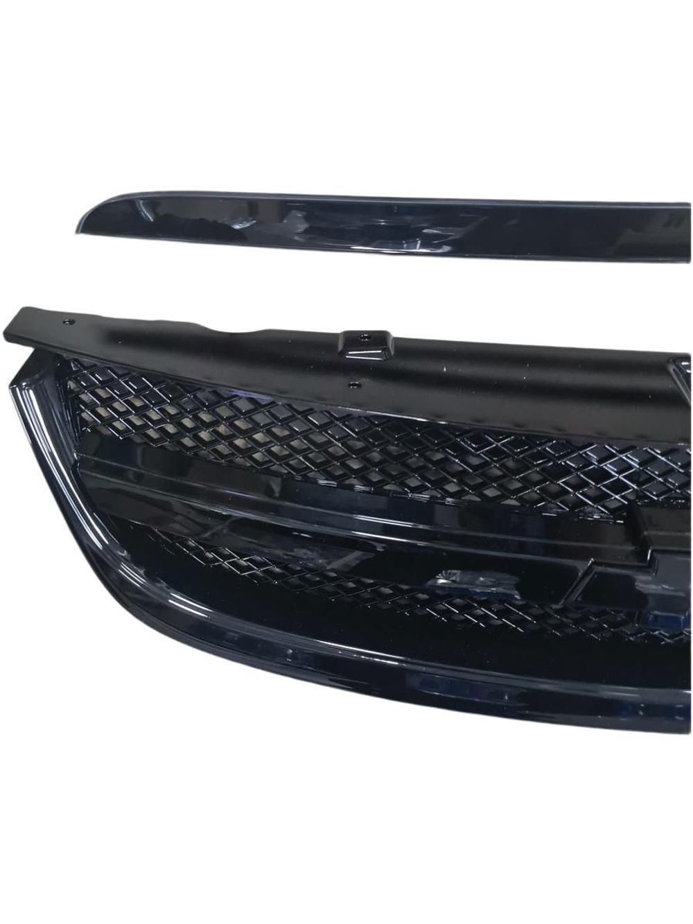 Решетка на Лачетти плюс сабля чёрный глянец AMG