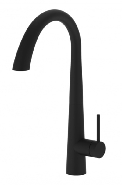 15058-C Смес. од. для кухни выс. с ВЫД. лейкой (ЧЕРНЫЙ) ViEiR (10/1шт)