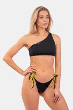 Топ ONE SHOULDER BANDEAU BIKINI TOP 448 Черный