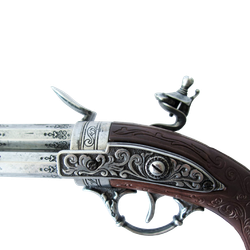 Denix Пистоль 3-х ствольный, системы Флинтлок, Франция 18 в.