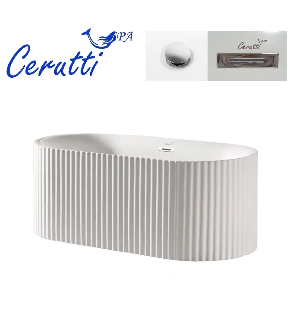Ванна CEZA'S MW матовая акриловая отдельностоящая Ceruttispa (1700x750x560)