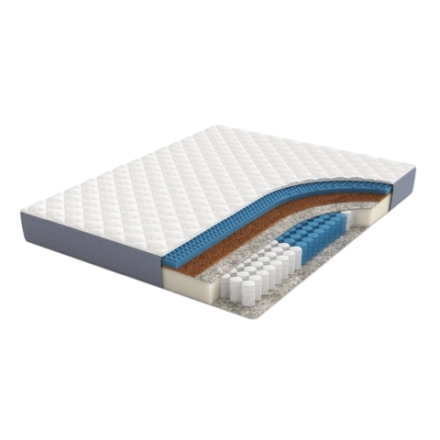 Матрас BuyNice, 19,5 см, жесткость выше средней, независимые пружины