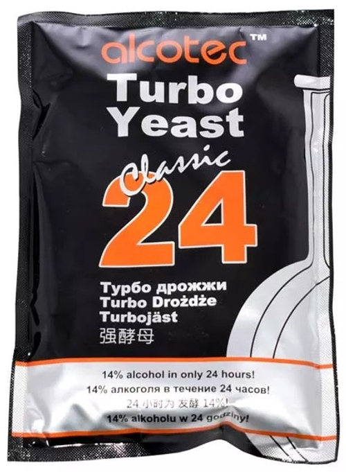 Дрожжи "Alcotec Classic" 24 Turbo, 175г.