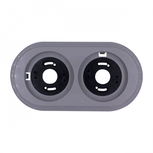 Рамка 2-х постовая, пластик, цвет Титан BF1-620-26