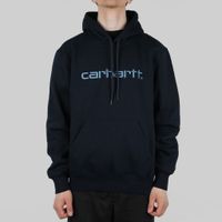  Толстовка мужская Carhartt WIP Hooded Sweatshirt артикул:i030230_blue - купить в магазине Дайс