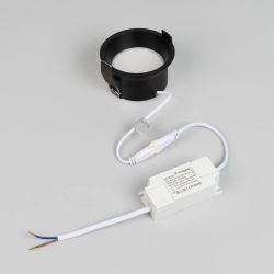 Светильник MS-BREEZE-BUILT-R82-9W Warm3000 (BK, 80 deg, 230V) (Arlight, IP20 Металл, 5 лет) 036619(1)