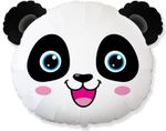 Шар (9''/23 см) Мини-фигура, Голова, Маленькая Панда, 1 шт.