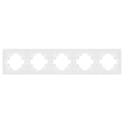 Рамка пластиковая FRM-TENDO-PL-5-WH (Arlight, -) 053851