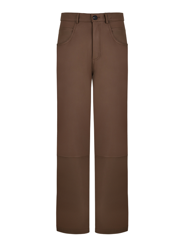 Pants ODRI dark beige color