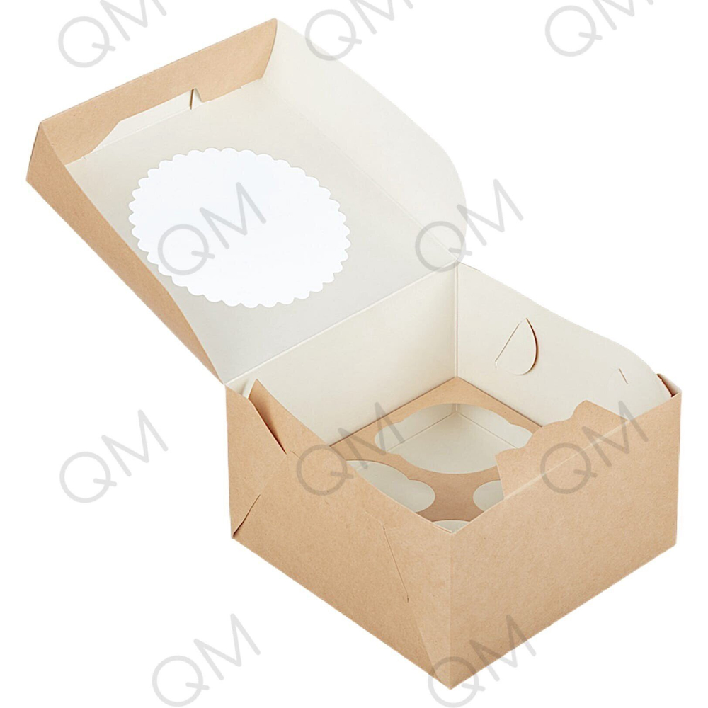 Упаковка ECO MUF (4) 160*160*100 мм (крафт), 150шт