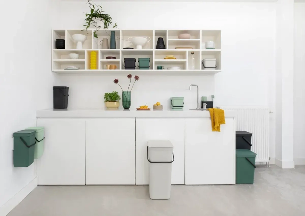 Brabantia Корзина для мусора Sort & Go 3 л Jade Green