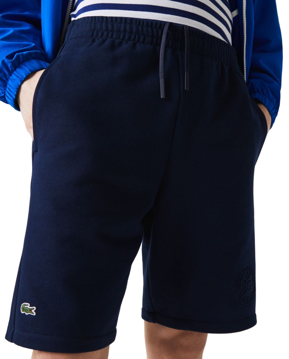 Мужские теннисные шорты Lacoste Men's Sport Fleece Shorts RG - blue marine