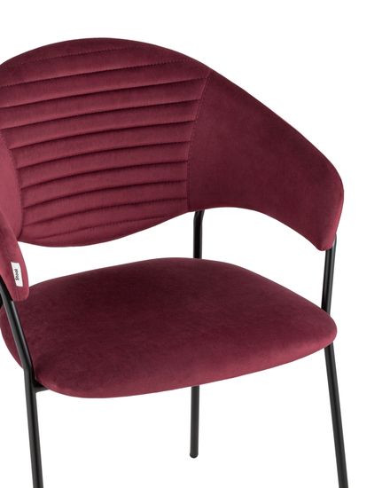 Стул Алексис велюр винный