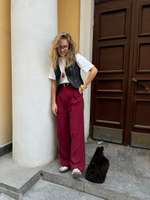 Брюки Office винный