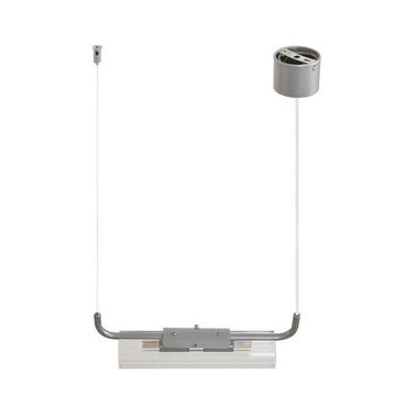 8258/2 SUSPENTIONI LN26 серебро/прозрачный, металл/стекло Подвес G9 2*20W 220V TORONTO