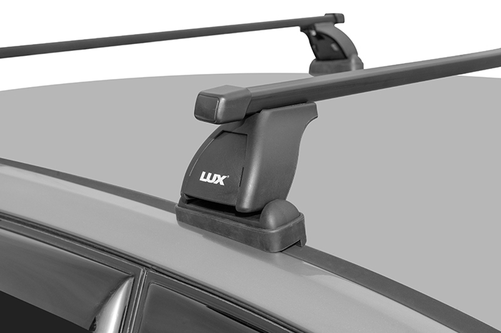 Багажник LUX с прямоугольными поперечинами в пластике на Peugeot 3008 2009-2015 г.в.