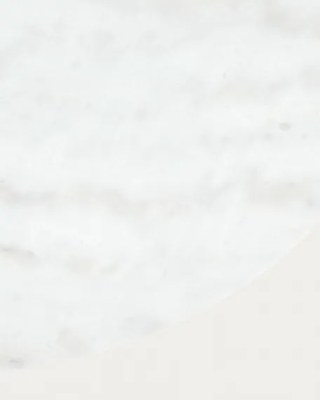 Журнальный столик Sheffield Ø80 см, белый мрамор