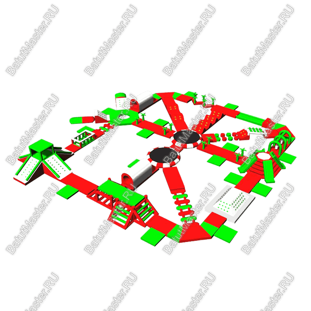 Большой аквапарк «Морские развлечения» 50×45×4 м