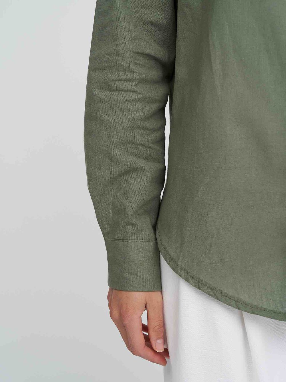 Рубашка Kefirmaykifer Тонкая хаки