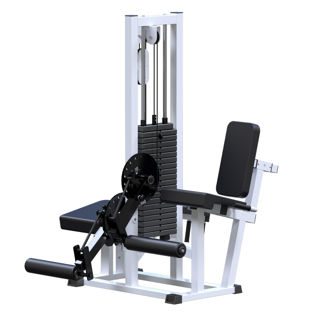 Разгибание ног сидя + Сгибание ног лежа (стек 100 кг)