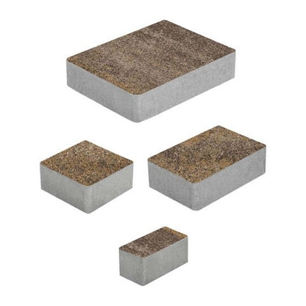 Тротуарная плитка МЮНХЕН Искусственный камень Доломит, комплект из 4 видов плит