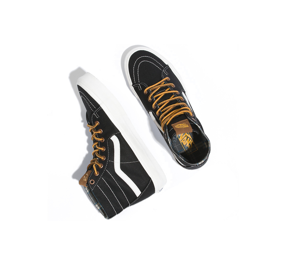 Кеды Vans SK8-HI Ca Throwback 'Black Yellow' VN0A7Q62BLK