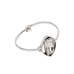 "Диандера" браслет в серебряном покрытии из коллекции "Грани" от Jenavi с замком пряжка