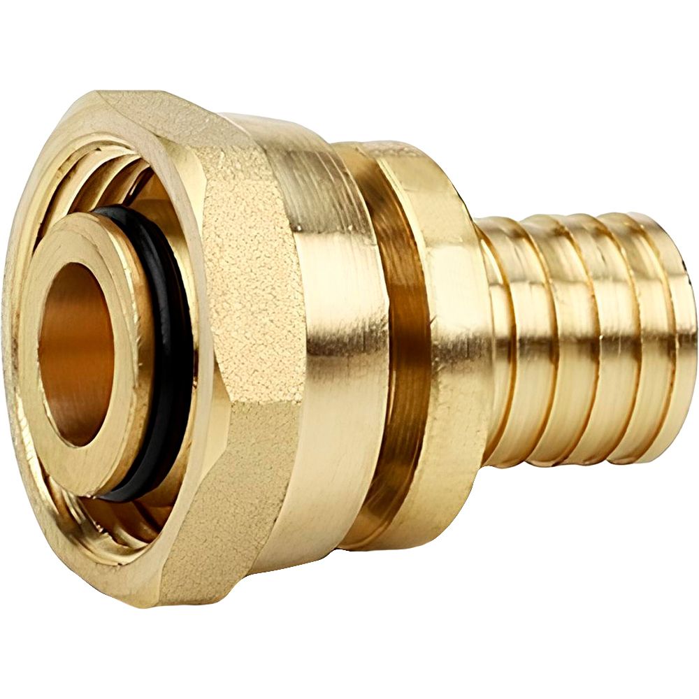 Муфта латунная Varmega с накидной гайкой и евроконусом 20×¾