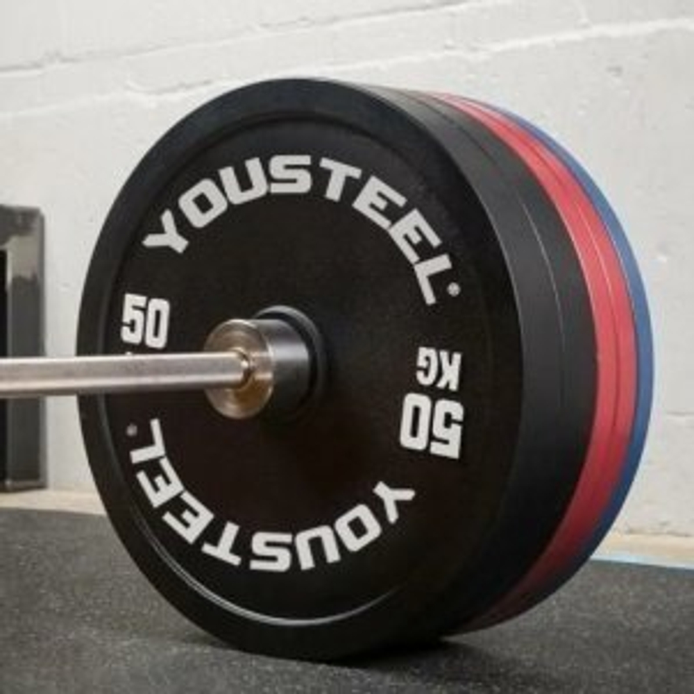 Стальной диск 50 кг, черный