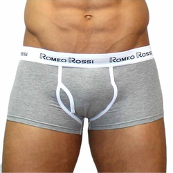 Мужские трусы боксеры серые Romeo Rossi RR365-3 Boxer Brief