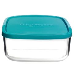 B388910-1 Bormioli Rocco FRIGOVERRE Контейнер квадратный 22х22 см (3400 мл) с крышкой | Bormioli Rocco