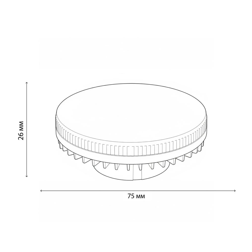LED-GX53-7W-4000K+3000K-GX53-PR PLB02WH Лампа светодиодная. призма. Белый свет 4000K. Торцевая подсветка. Теплый белый свет 3000K. Картон. ТМ Uniel.