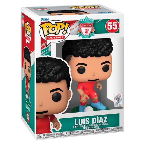 Фигурка Funko POP! Football Liverpool FC Luis Diaz (55) 73934 / Фигурка Фанко ПОП! в виде футболиста клуба "Ливерпуль", Луис Диас