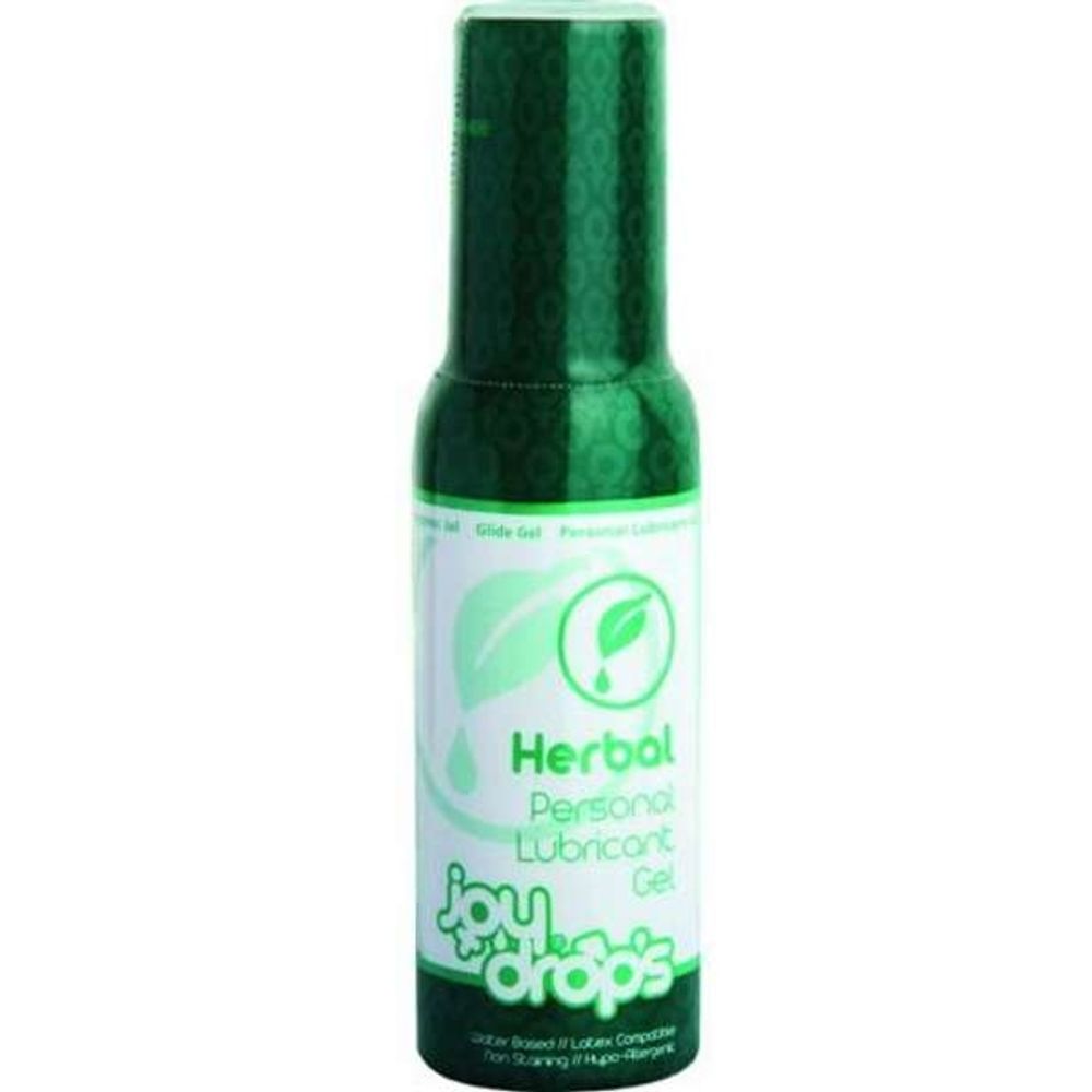 Смазка на водной основе JoyDrops Herbal - 100 мл.