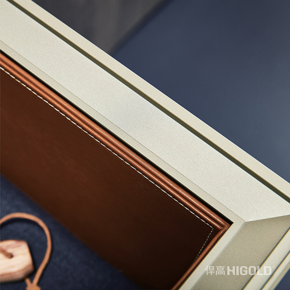 Кожаный ящик для хранения, 664x465x280 мм