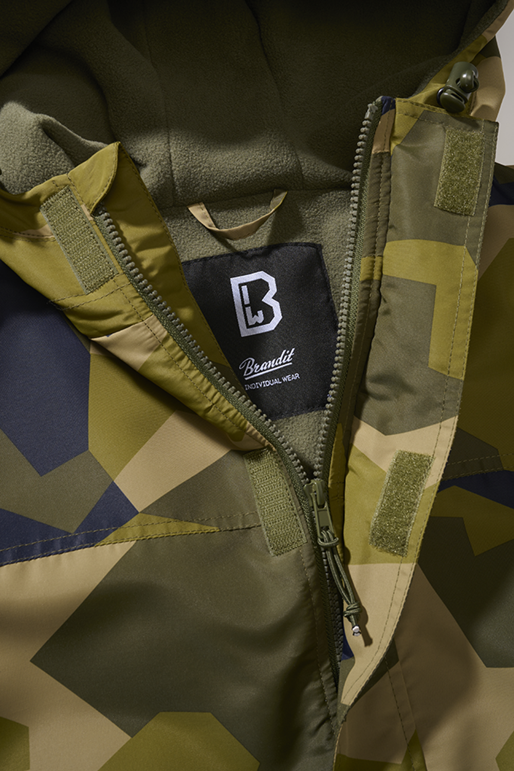 Brandit FRONTZIP WINDBREAKER swedish camo