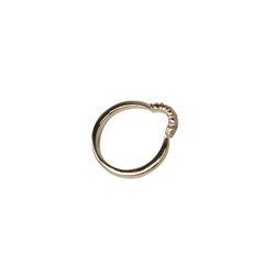 "Эдра" кольцо в золотом покрытии из коллекции "Э" от Jenavi