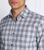 рубашка p-joe-kent-c1-222 BOSS BLACK - серый(50478805)