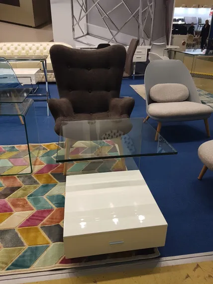 Кресло Contour темно-серое