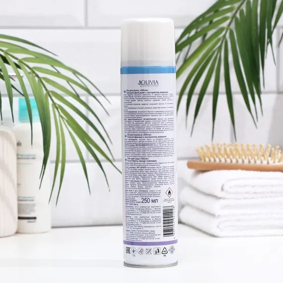Лак для волос сильной фиксации серии «Olivia» с экстрактом ромашки, 250 мл
