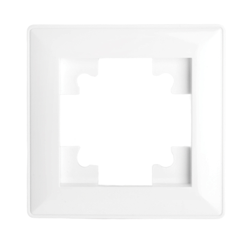 Рамка STEKKER, PFR00-7001-01 1-местная, пластик, серия Катрин, белый 39792