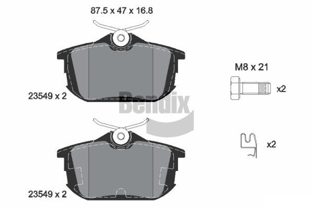 BENDIX Braking - BPD1395