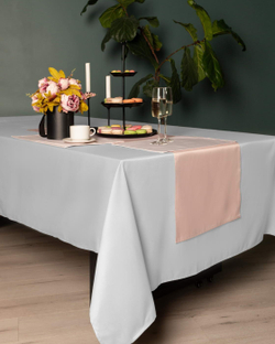 Скатерть 150х220 Sofi De MarkO Серенити белая