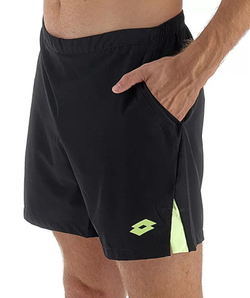 Мужские теннисные шорты Lotto Tech и D1 7" Short - all black