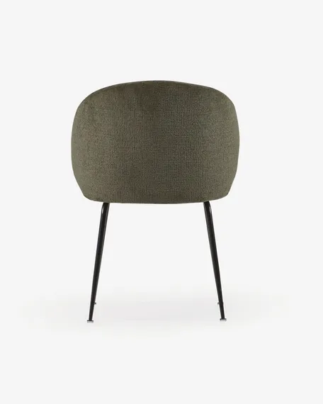 Стул Minna зеленый шенилл | La Forma | Испания | Купить в Hallberg.ru