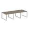 Метал Систем Переговорный стол (3 столешницы) на О-оразном м/к БО.ПРГ-3.1