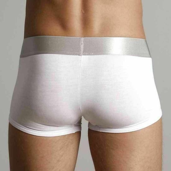 Мужские трусы боксеры белые Calvin Klein Steel White