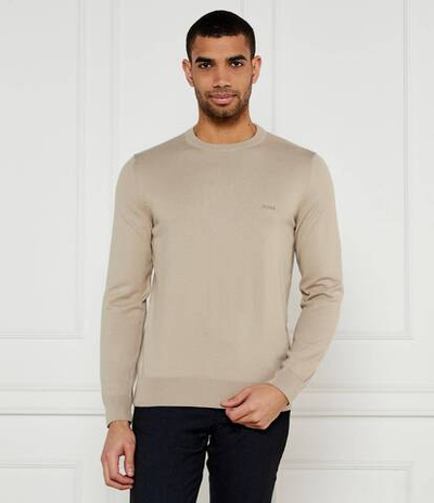 Свитер Pacas-L BOSS BLACK - бежевый(50506023)