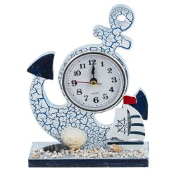 GAEM Часы настольные декоративные "Якорь", L12 W4,5 H16 см