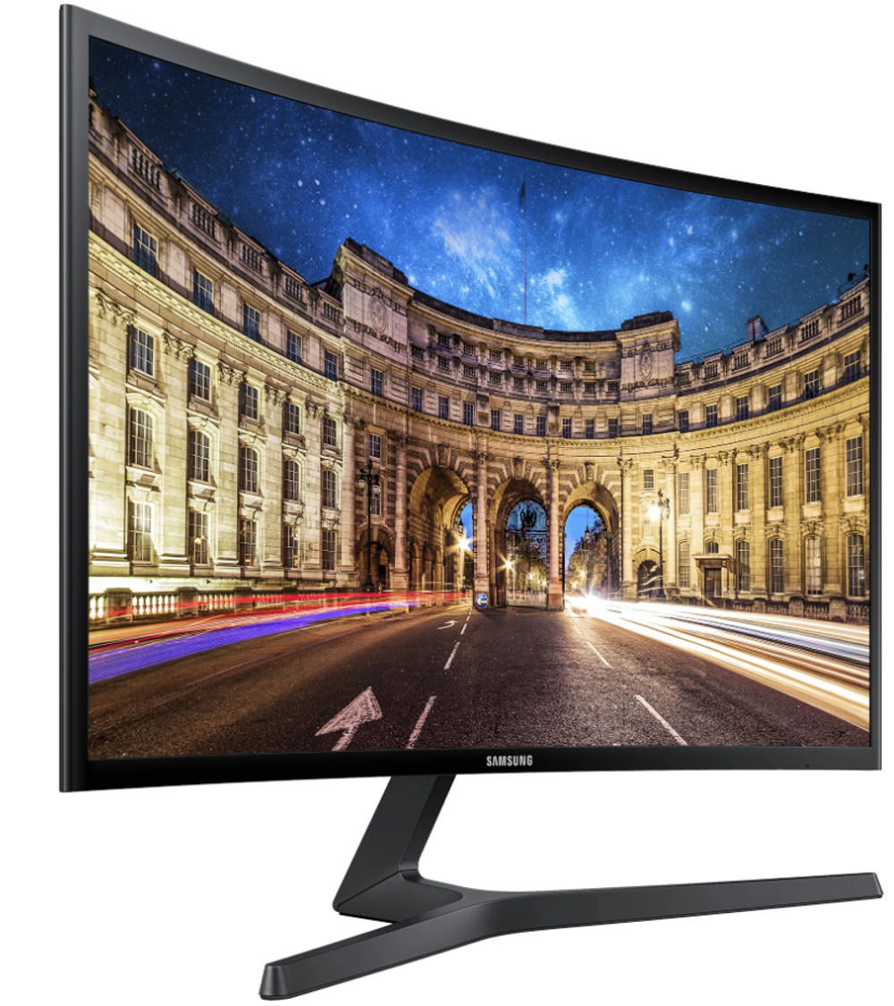 МОНИТОР Samsung 23.5" C24F396FHI, ЧЕРНЫЙ